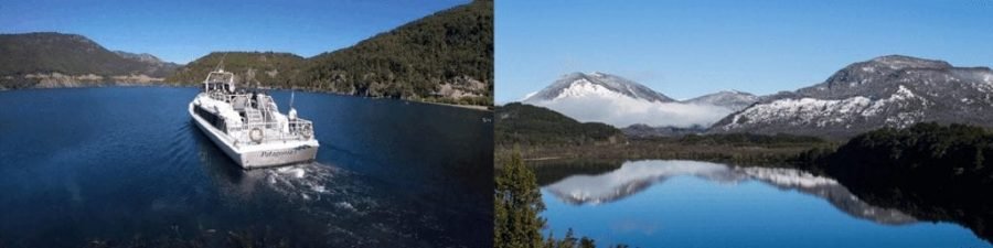 Lagos lacar y machonico, foto, villa la angostura, arrayán, lago, puerto manzano, patagonia, defiestaenamerica.com